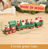 Wooden/Plastic Train Merry Christmas Ornament Christmas Decorations - TheWellBeing4All