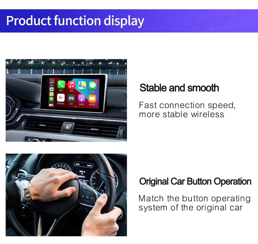 Carlinkit 3.0 Apple Carplay Wireless Dongle USB Adapter - TheWellBeing4All