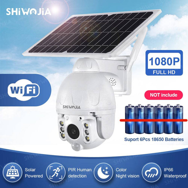 Solar Panel Camera Wifi Version Smart Home Surveillance - TheWellBeing4All