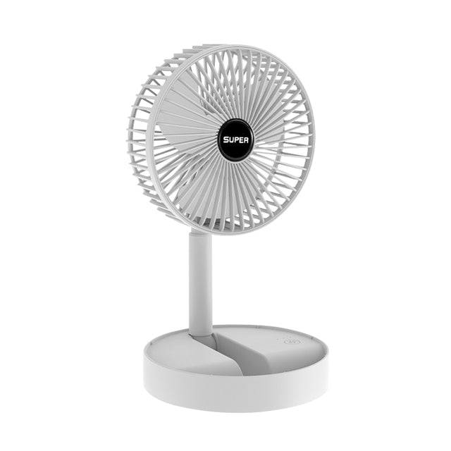 USB Rechargeable Portable Fan Folding Telescopic - TheWellBeing4All