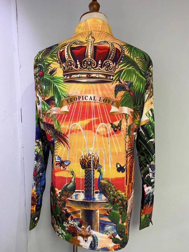 Runway Luxury Brand European Design shirts - TheWellBeing4All