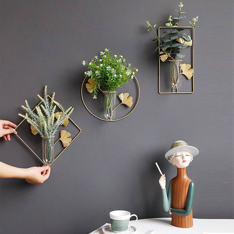 Vases For Flowers Hanging Flower Pot Wall Planter Pot Flowerpot - TheWellBeing4All