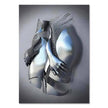 Metal Figure Statue Canvas Painting Romantic Abstract Posters Prints Wall Art Pictures Modern Living Room Decorations - TheWellBeing4All