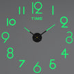 Modern Design Large Wall Clock 3D DIY Quartz Clocks Fashion Watches Acrylic Mirror Stickers Living Room - The Well Being The Well Being 015 Luminous / 3D Diameter 60-90CM The Well Being Modern Design Large Wall Clock 3D DIY Quartz Clocks Fashion Watches Acrylic Mirror Stickers Living Room