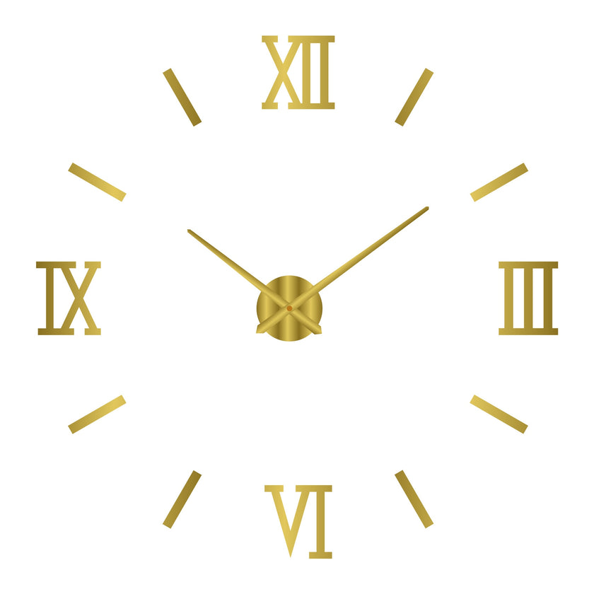 Modern Design Large Wall Clock 3D DIY Quartz Clocks Fashion Watches Acrylic Mirror Stickers Living Room - The Well Being The Well Being 030 Gold / 3D Diameter100-130CM The Well Being Modern Design Large Wall Clock 3D DIY Quartz Clocks Fashion Watches Acrylic Mirror Stickers Living Room