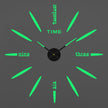Modern Design Large Wall Clock 3D DIY Quartz Clocks Fashion Watches Acrylic Mirror Stickers Living Room - The Well Being The Well Being 022 Luminous / 3D Diameter100-130CM The Well Being Modern Design Large Wall Clock 3D DIY Quartz Clocks Fashion Watches Acrylic Mirror Stickers Living Room
