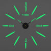 Modern Design Large Wall Clock 3D DIY Quartz Clocks Fashion Watches Acrylic Mirror Stickers Living Room - The Well Being The Well Being 022 Luminous / 3D Diameter100-130CM The Well Being Modern Design Large Wall Clock 3D DIY Quartz Clocks Fashion Watches Acrylic Mirror Stickers Living Room