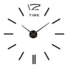 Modern Design Large Wall Clock 3D DIY Quartz Clocks Fashion Watches Acrylic Mirror Stickers Living Room - The Well Being The Well Being 056 Black / 3D Diameter100-130CM The Well Being Modern Design Large Wall Clock 3D DIY Quartz Clocks Fashion Watches Acrylic Mirror Stickers Living Room