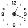 Modern Design Large Wall Clock 3D DIY Quartz Clocks Fashion Watches Acrylic Mirror Stickers Living Room - TheWellBeing4All