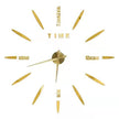 Modern Design Large Wall Clock 3D DIY Quartz Clocks Fashion Watches Acrylic Mirror Stickers Living Room - TheWellBeing4All