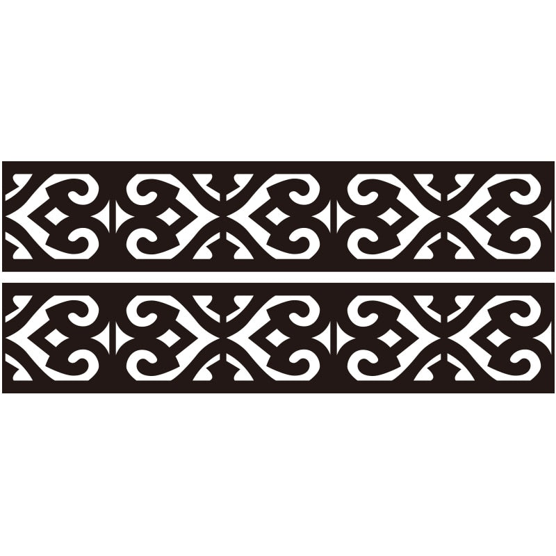 Acrylic Wall Mirror Sticker with Adhesive for Living Room Bedroom Edge Strip Corner Line Building Border Home Decor - The Well Being The Well Being 10x10cm 10pcs / Black 2 The Well Being Acrylic Wall Mirror Sticker with Adhesive for Living Room Bedroom Edge Strip Corner Line Building Border Home Decor