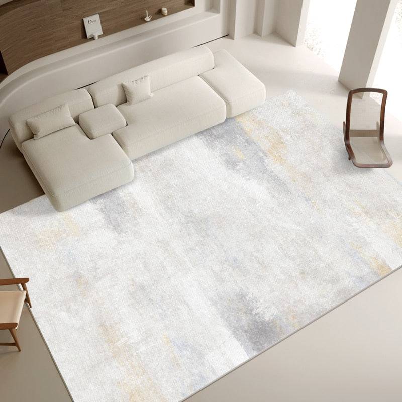 Light Luxury Carpet Home Decoration Large Area Living Room Bedroom Study Cloakroom Thickened Soft Polyester Rugs - TheWellBeing4All