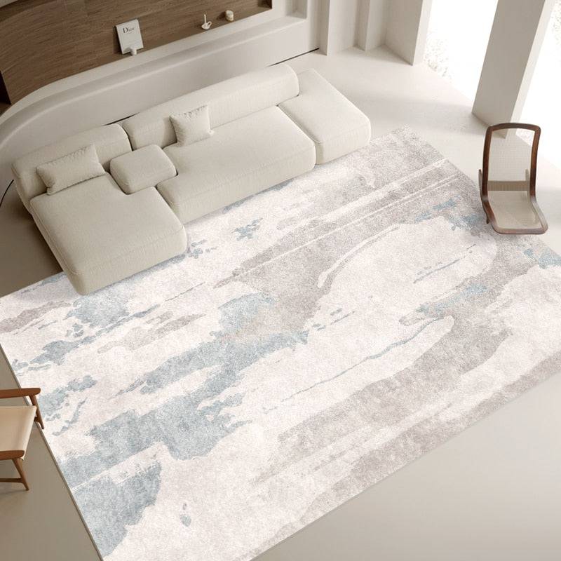 Light Luxury Carpet Home Decoration Large Area Living Room Bedroom Study Cloakroom Thickened Soft Polyester Rugs - TheWellBeing4All