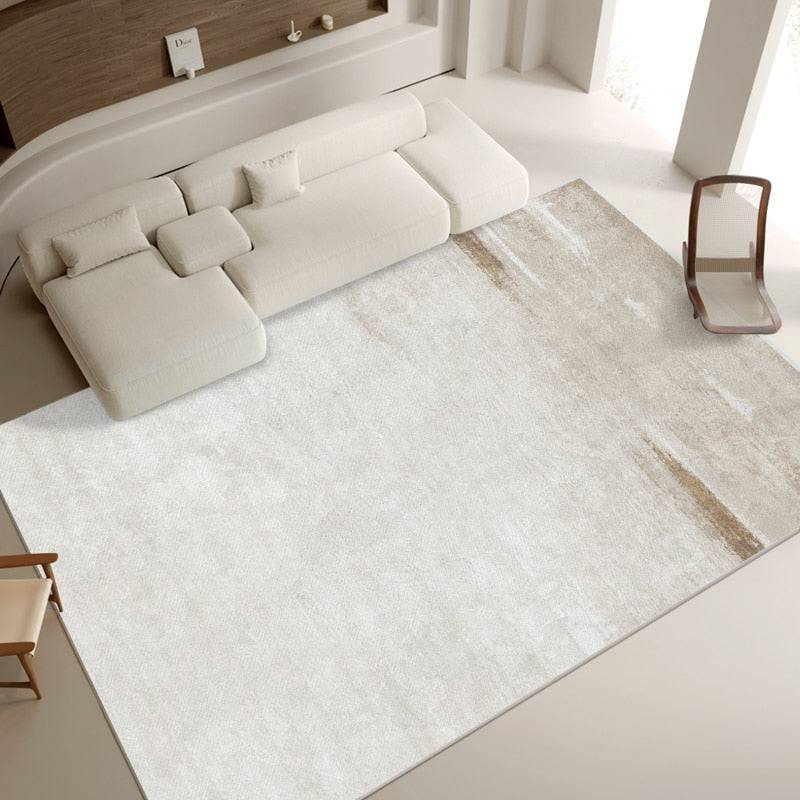 Light Luxury Carpet Home Decoration Large Area Living Room Bedroom Study Cloakroom Thickened Soft Polyester Rugs - TheWellBeing4All
