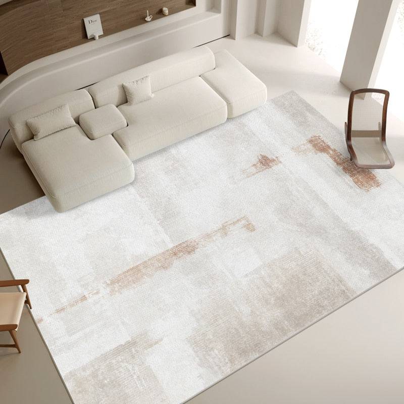 Light Luxury Carpet Home Decoration Large Area Living Room Bedroom Study Cloakroom Thickened Soft Polyester Rugs - TheWellBeing4All