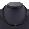 Men's Leather Choker Brown Black Braided Rope Chain Necklace For Men Boys Stainless Steel Clasp Male Jewelry - TheWellBeing4All