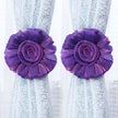European Peony Flower Curtain Tieback Strap Curtain Holder Peony Flower Curtain Clip-on Tie Backs Curtain - TheWellBeing4All