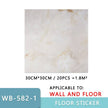 WallStickers Self Adhesive Waterproof Marble PVC Floor Sticker Bathroom living room Renovation Decals Wall Ground Decor - TheWellBeing4All