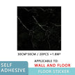 WallStickers Self Adhesive Waterproof Marble PVC Floor Sticker Bathroom living room Renovation Decals Wall Ground Decor - TheWellBeing4All