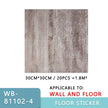 WallStickers Self Adhesive Waterproof Marble PVC Floor Sticker Bathroom living room Renovation Decals Wall Ground Decor - TheWellBeing4All
