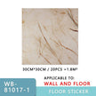 WallStickers Self Adhesive Waterproof Marble PVC Floor Sticker Bathroom living room Renovation Decals Wall Ground Decor - TheWellBeing4All