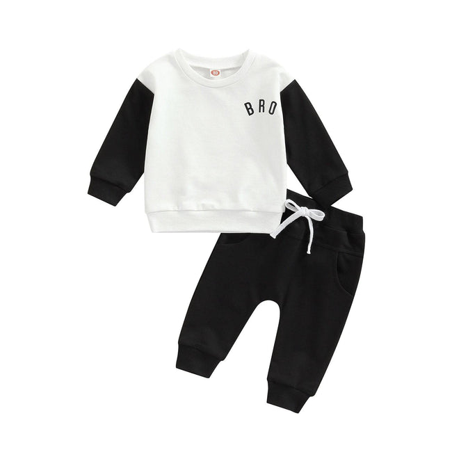 0-3Years Toddler Newborn Infant Baby Boy Clothes Sets Letter Long Sleeve Tops Pants Casual Outfits Tracksuit Clothing - The Well Being The Well Being 141A / 12-18Months The Well Being 0-3Years Toddler Newborn Infant Baby Boy Clothes Sets Letter Long Sleeve Tops Pants Casual Outfits Tracksuit Clothing