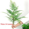 Large Artificial Palm Tree Tropical Plants Branch Plastic Fake Leaves Green Monstera For Christmas Home Garden Room Decor - TheWellBeing4All