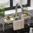 Kitchen Space Aluminum Sink Drain Rack - TheWellBeing4All