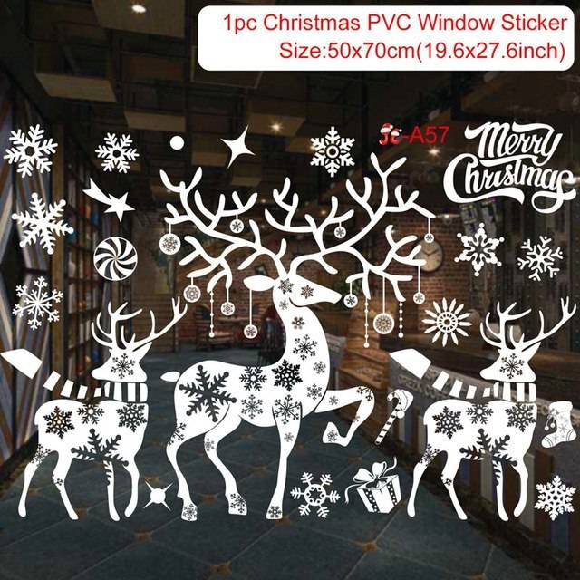 Christmas Wall Window Stickers Marry Christmas Decoration - TheWellBeing4All