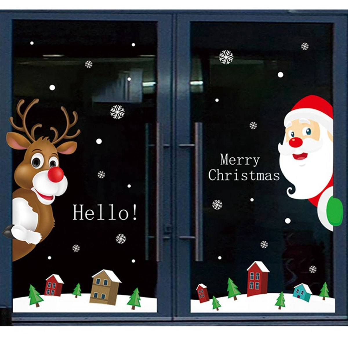 Christmas Wall Window Stickers Marry Christmas Decoration - TheWellBeing4All