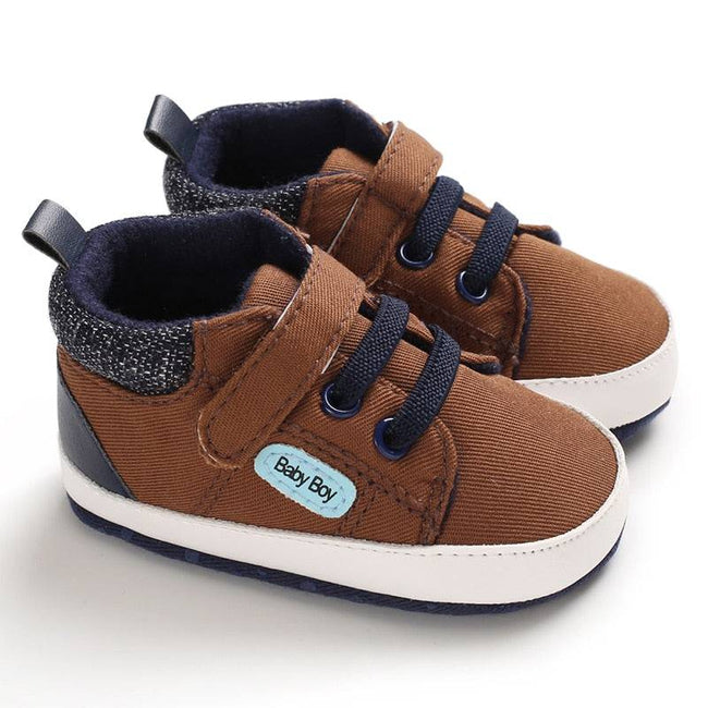Newborn Baby Shoes Brown Themed Multicolor Boys and Girls Shoes Casual Sneakers Soft Sole Non-Slip Toddler Shoes First Walkers - TheWellBeing4All
