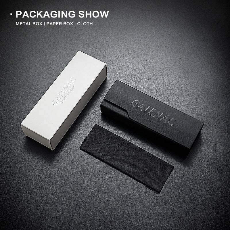 Vintage Acetate Glasses Frame Men Round Luxury Myopia Prescription Optical Eyeglasses Frame - TheWellBeing4All