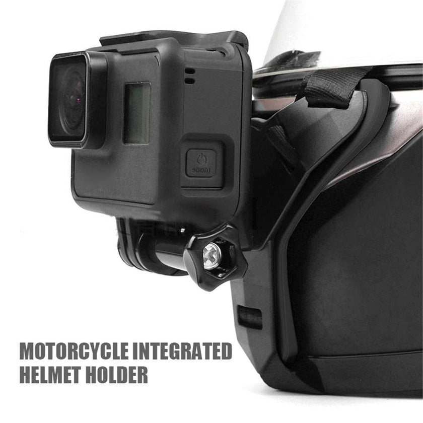 Motorcycle Helmet Chin Bracket Suitable for GoPro Hero 5 6 7 Action Sports Camera Full Face Bracket Accessories - TheWellBeing4All