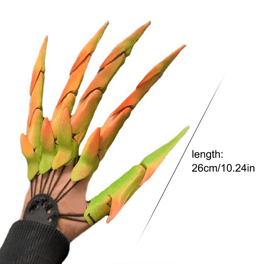 Skull Finger Knuckle Gloves - Perfect for Halloween Party Cosplay & Decor - TheWellBeing4All