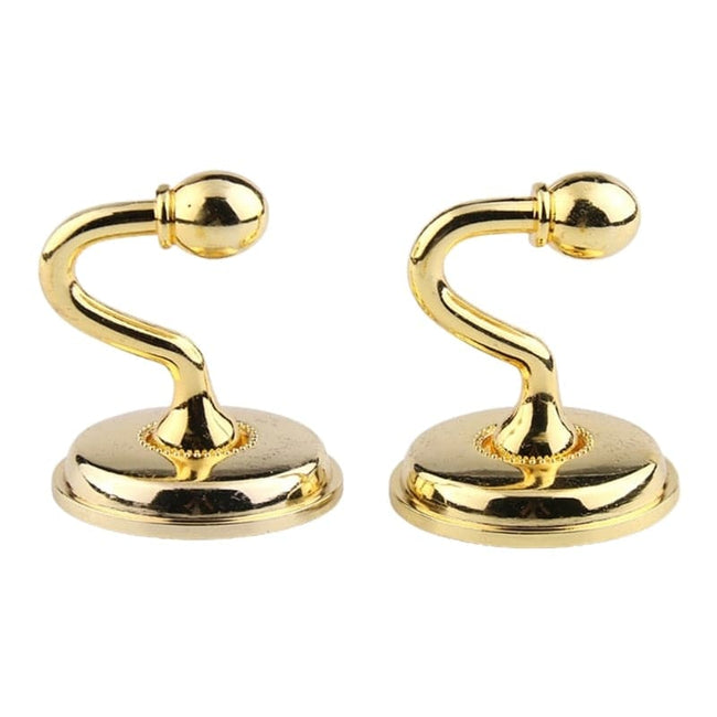 1 Pair European Iron Curtain Hooks Curtain Tieback Wall Hook Holdback for Bedroom Dormitory Curtain Decoration - The Well Being The Well Being gold The Well Being 1 Pair European Iron Curtain Hooks Curtain Tieback Wall Hook Holdback for Bedroom Dormitory Curtain Decoration