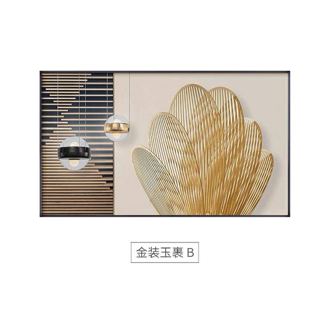 Luxury Wall Art Modern Minimalist Abstract Gold Poster Prints Nordic Decoration Canvas Painting Pictures - TheWellBeing4All