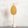 Nordic Gold Ginkgo Leaf Crafts Leaves Sculpture Luxury Living Room Decor Home Decoration Accessories Office Desktop Ornaments - TheWellBeing4All