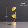 Nordic Gold Ginkgo Leaf Crafts Leaves Sculpture Luxury Living Room Decor Home Decoration Accessories Office Desktop Ornaments - TheWellBeing4All