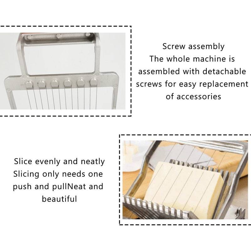 Cheese Tools Board Cut Set Fruit Ham Kitchen Meat Slicers Egg Cutting Machine - TheWellBeing4All