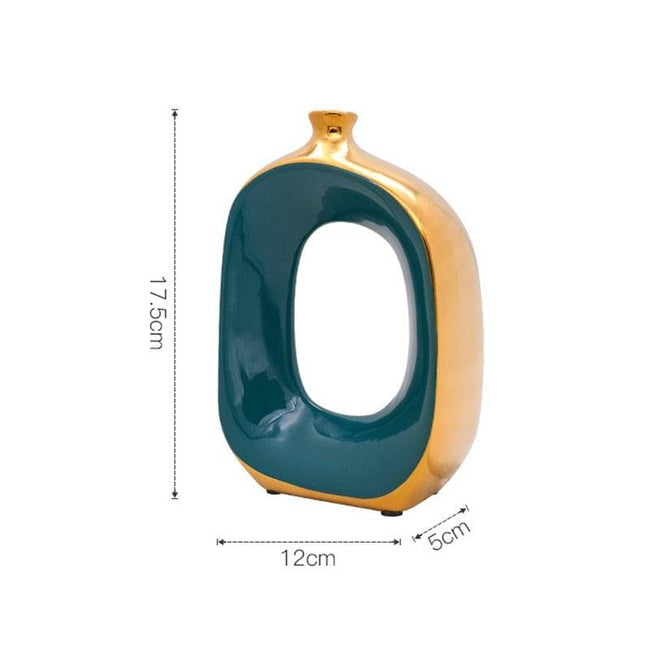 Brushed Ceramic Vase Vintage Nordic Style Home Decoration Vase Table decor ornaments Dried Flower Vase flower vases - TheWellBeing4All