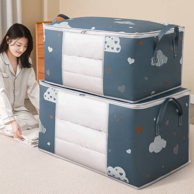 Quilt Clothes Organizer Large Capacity Blanket Sorting Bags Dust-proof Moving Bag - TheWellBeing4All