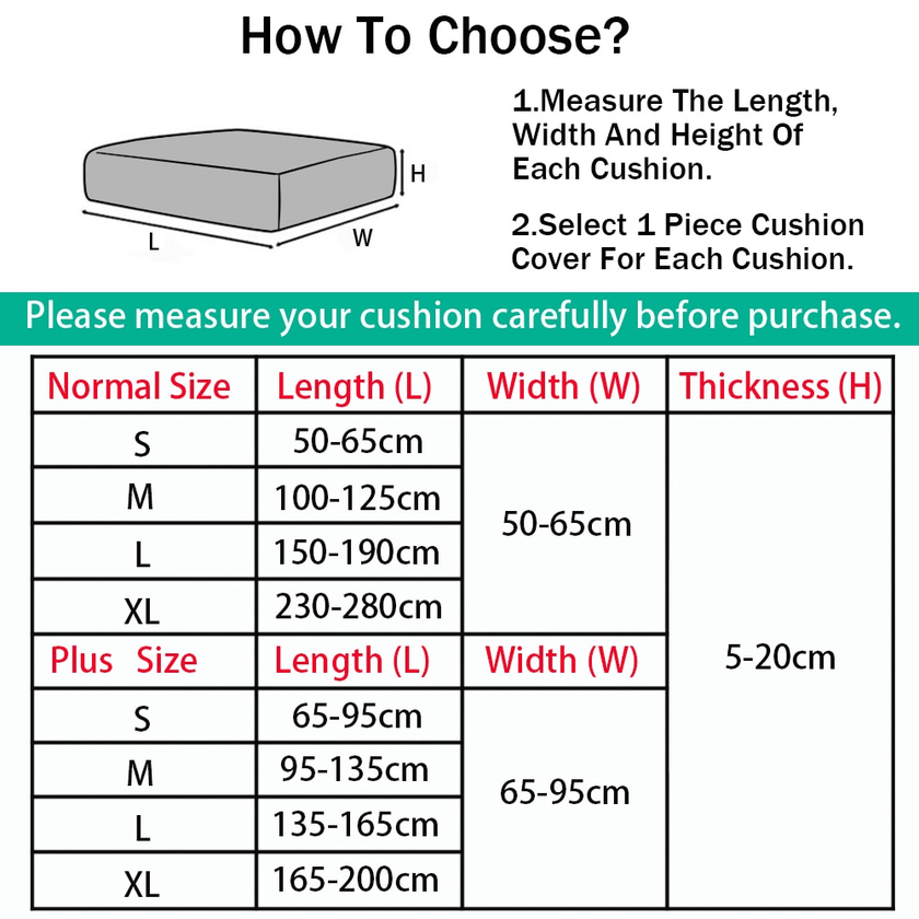 TheWellBeing ™ WaterProof Sofa Seat Cushion Cover Furniture Protector High Quality - TheWellBeing4All