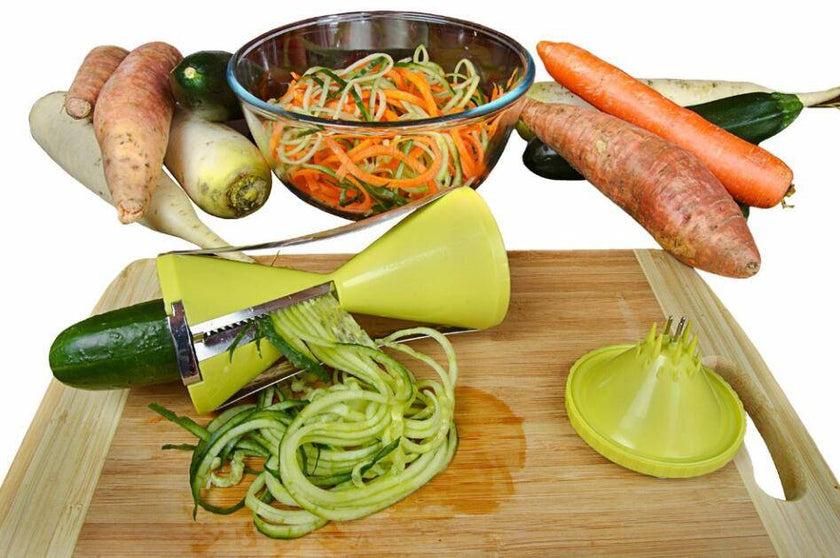 Vegetable Spiralizer Slicer Twister Handheld Spiral Cutter Fruit Grater Cooking Tools Spaghetti Pasta Kitchen Gadget - TheWellBeing4All