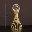 Home Decor Modern Light Luxury Living Room Decor Ornaments Wrought Iron Crystal Ball Abstract Model Crafts Desktop Ornaments - The Well Being The Well Being The Well Being Home Decor Modern Light Luxury Living Room Decor Ornaments Wrought Iron Crystal Ball Abstract Model Crafts Desktop Ornaments