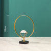 Home Decor Modern Light Luxury Living Room Decor Ornaments Wrought Iron Crystal Ball Abstract Model Crafts Desktop Ornaments - The Well Being The Well Being The Well Being Home Decor Modern Light Luxury Living Room Decor Ornaments Wrought Iron Crystal Ball Abstract Model Crafts Desktop Ornaments