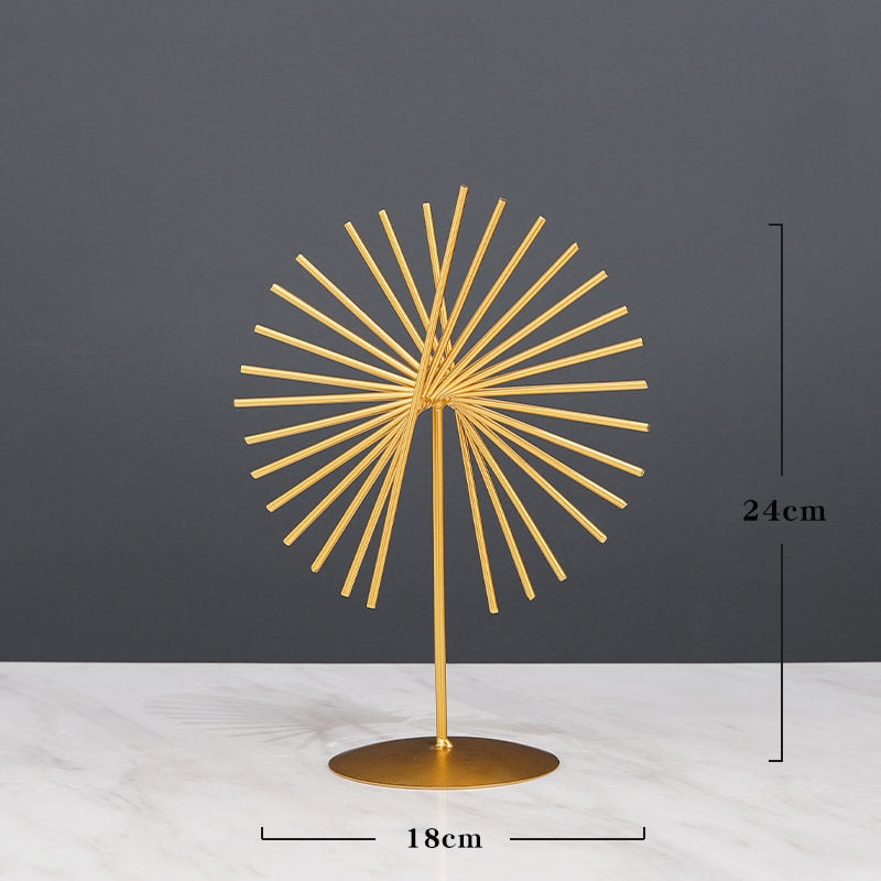 Home Decor Modern Light Luxury Living Room Decor Ornaments Wrought Iron Crystal Ball Abstract Model Crafts Desktop Ornaments - The Well Being The Well Being The Well Being Home Decor Modern Light Luxury Living Room Decor Ornaments Wrought Iron Crystal Ball Abstract Model Crafts Desktop Ornaments