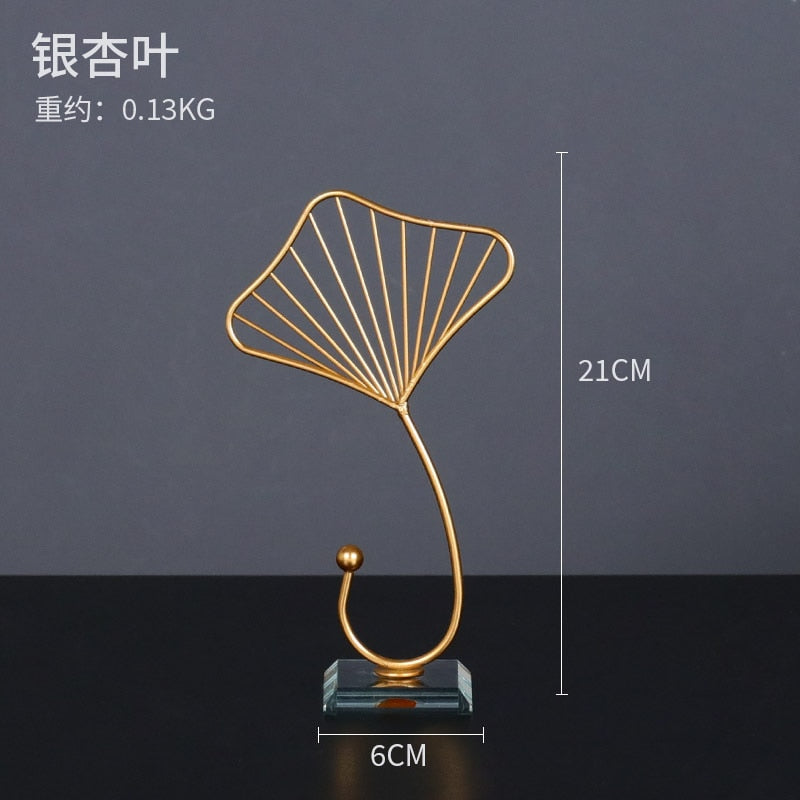 Home Decor Modern Light Luxury Living Room Decor Ornaments Wrought Iron Crystal Ball Abstract Model Crafts Desktop Ornaments - The Well Being The Well Being The Well Being Home Decor Modern Light Luxury Living Room Decor Ornaments Wrought Iron Crystal Ball Abstract Model Crafts Desktop Ornaments