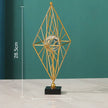 Home Decor Modern Light Luxury Living Room Decor Ornaments Wrought Iron Crystal Ball Abstract Model Crafts Desktop Ornaments - TheWellBeing4All