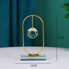 Home Decor Modern Light Luxury Living Room Decor Ornaments Wrought Iron Crystal Ball Abstract Model Crafts Desktop Ornaments - TheWellBeing4All