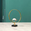 Home Decor Modern Light Luxury Living Room Decor Ornaments Wrought Iron Crystal Ball Abstract Model Crafts Desktop Ornaments - TheWellBeing4All